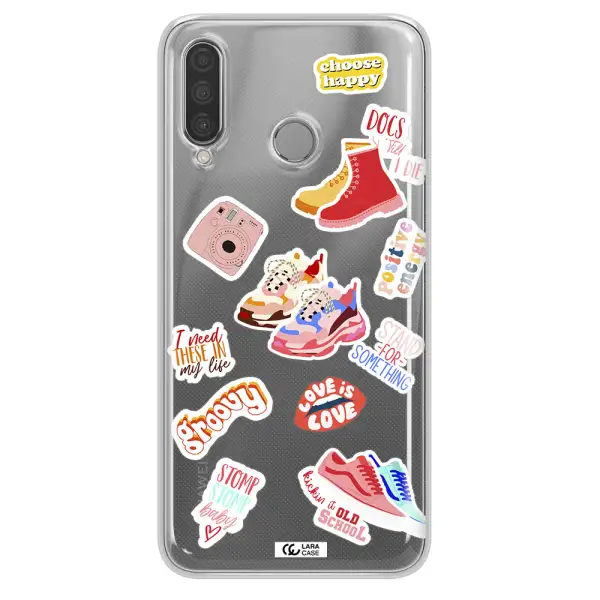 Positive Energy Huawei P30 Lite Clear TPU Case