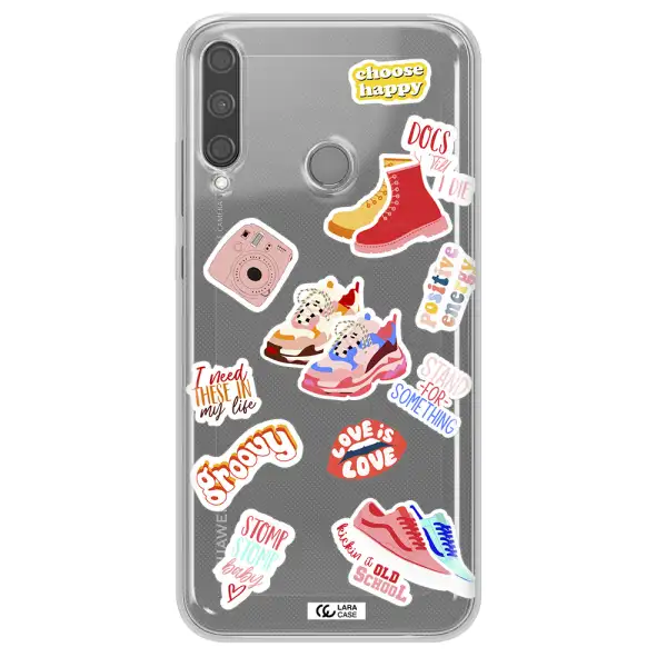 Positive Energy Huawei P40 Lite E Clear TPU Case