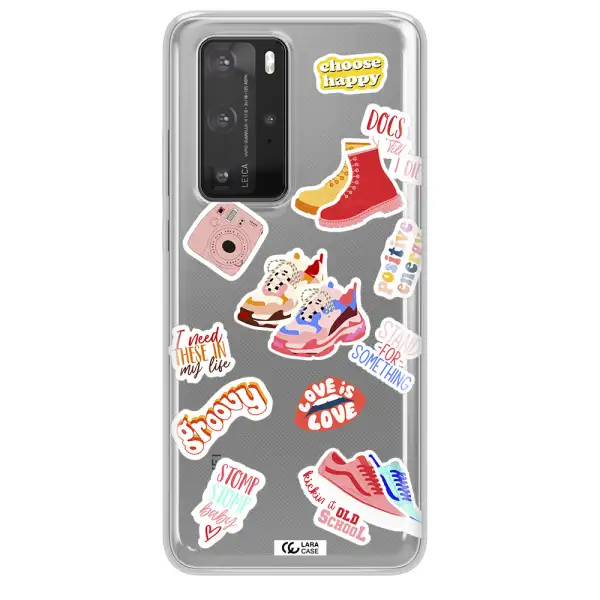Positive Energy Huawei P40 Pro Clear TPU Case