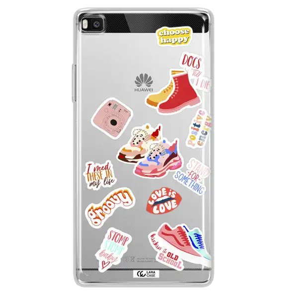 Positive Energy Huawei P8 Clear TPU Case