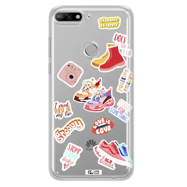 Positive Energy Huawei Y7 2018 Clear TPU Case