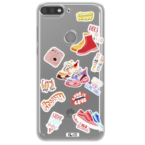 Positive Energy Huawei Y7 Prime 2018 Clear TPU Case