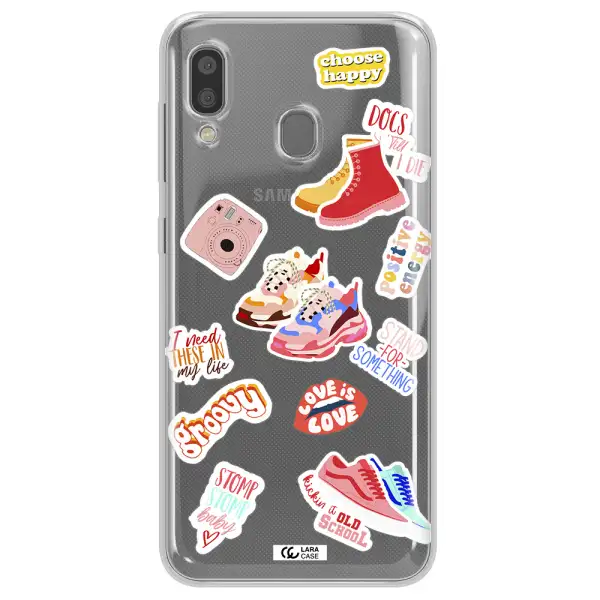 Positive Energy Samsung A20 Clear TPU Case