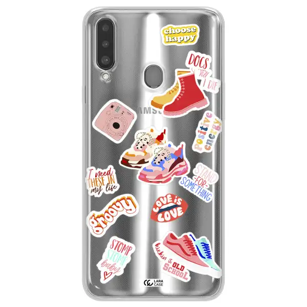 Positive Energy Samsung A20S Clear TPU Case