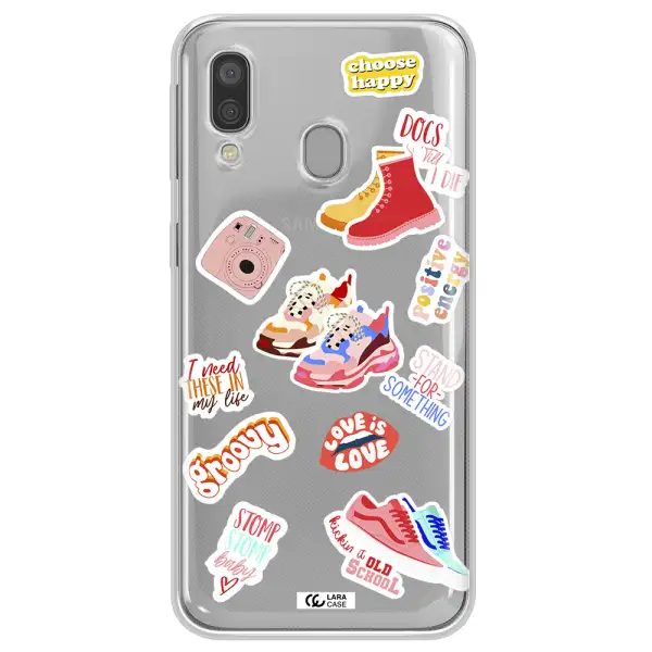 Positive Energy Samsung A40 Clear TPU Case