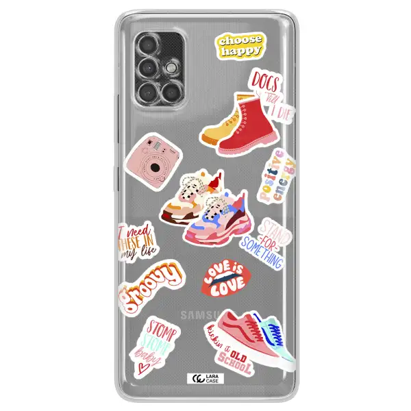 Positive Energy Samsung A40S Clear Tpu Case