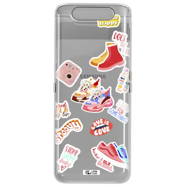 Positive Energy Samsung A80 Clear TPU Case