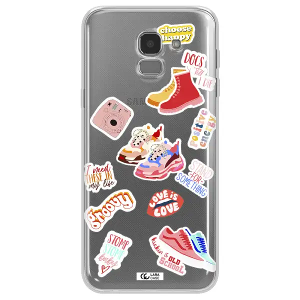 Positive Energy Samsung J6 Clear TPU Case