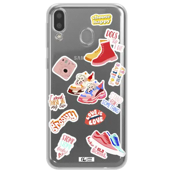 Positive Energy Samsung M20 Clear TPU Case