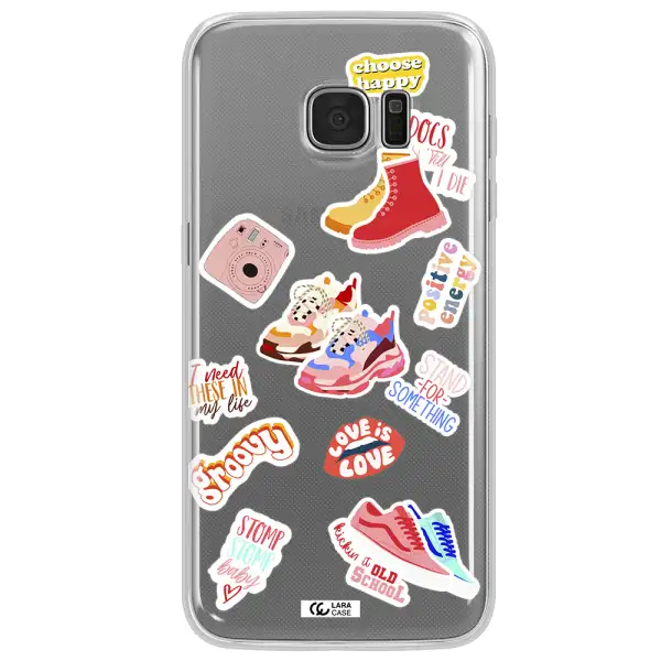 Positive Energy Samsung S7 Edge Clear TPU Case