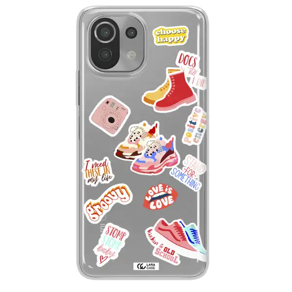 Positive Energy Xiaomi Mi 11 Lite Clear TPU Case