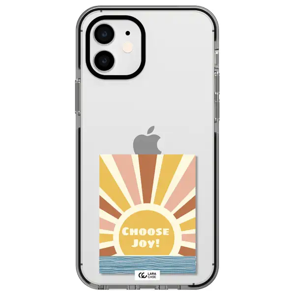 Sunshine Apple iPhone 11 impact black border Case
