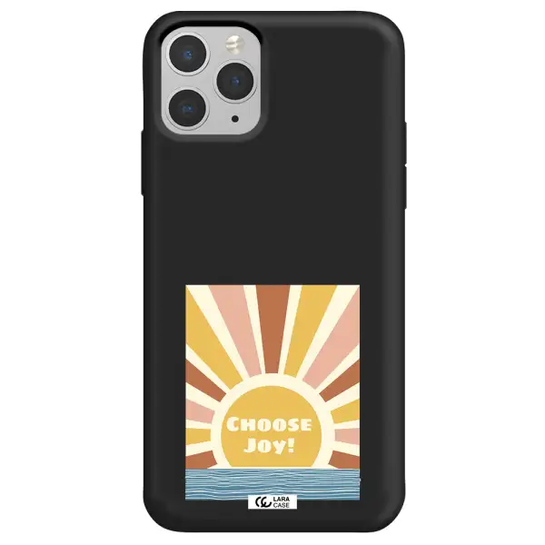 Sunshine Apple iPhone 11 pro max Silicone black Case