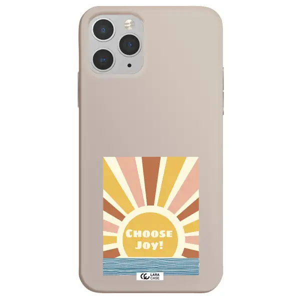 Sunshine Apple iPhone 11 pro Silicone Stone Case