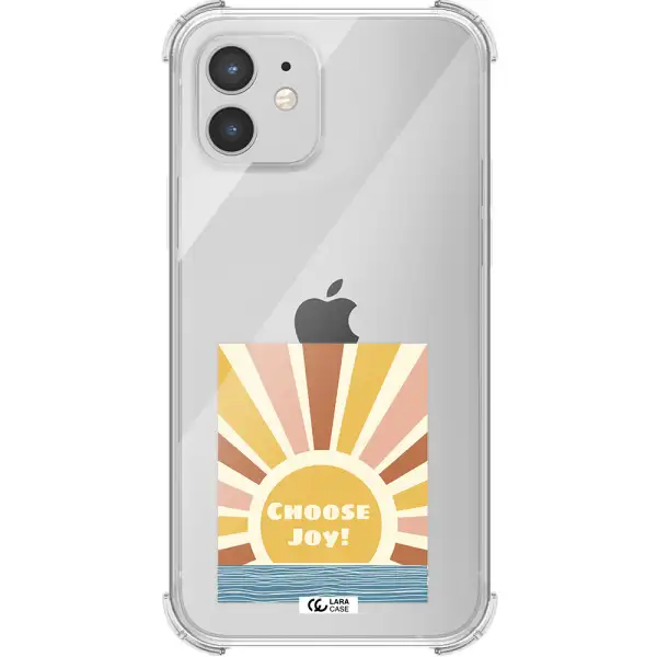 Sunshine Apple iPhone 12 Clear PC Case