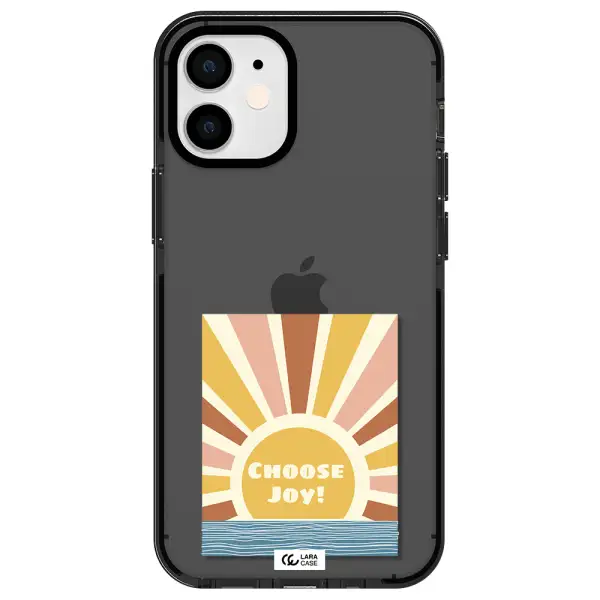 Sunshine Apple iPhone 12 mini impact Smoke Black Case