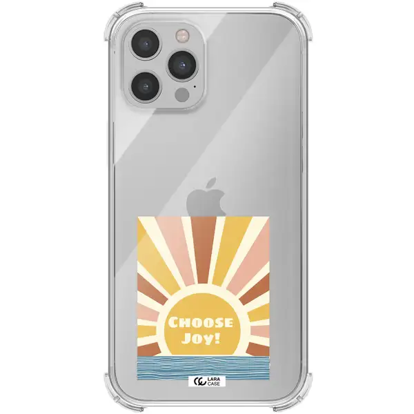 Sunshine Apple iPhone 12 pro Clear PC Case