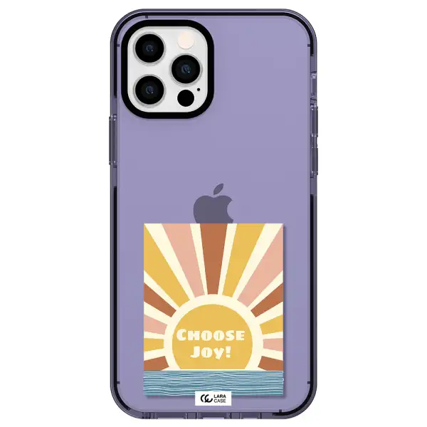 Sunshine Apple iPhone 12 pro impact Lilac Case