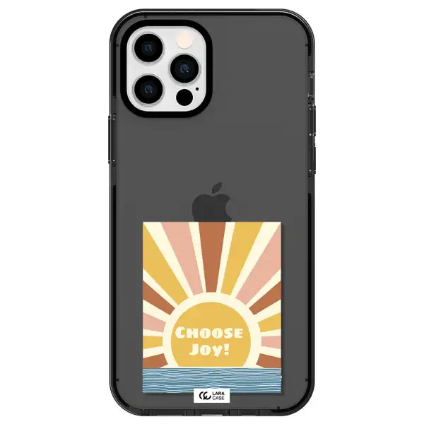 Sunshine Apple iPhone 12 pro impact Smoke Black Case