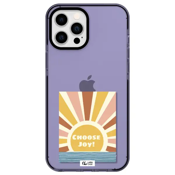 Sunshine Apple iPhone 12 pro max impact Lilac Case