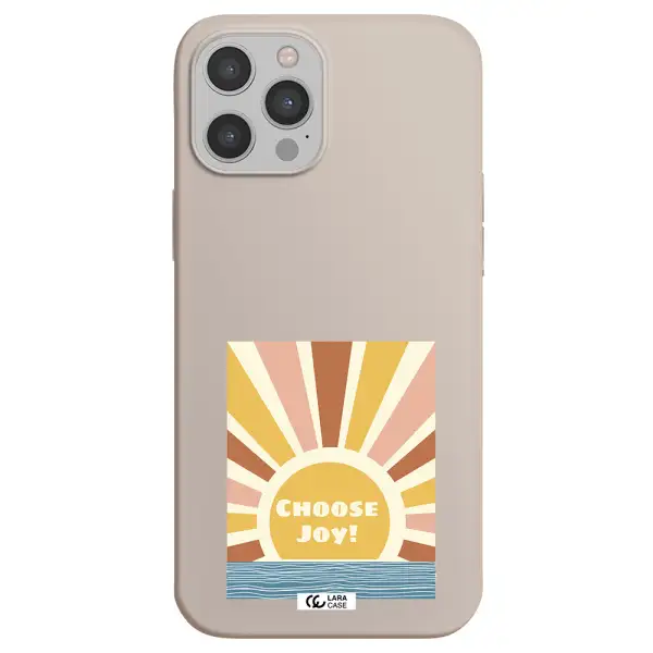 Sunshine Apple iPhone 12 pro max Silicone Stone Case