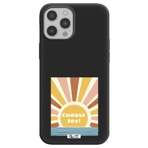 Sunshine Apple iPhone 12 pro Silicone black Case