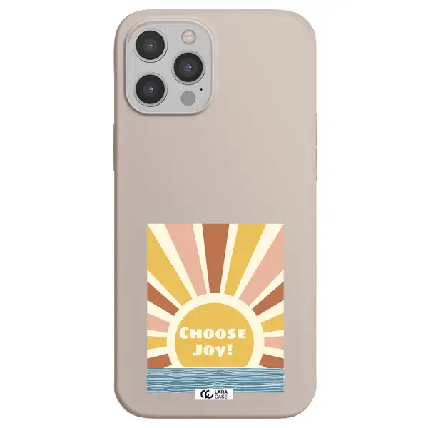 Sunshine Apple iPhone 12 pro Silicone Stone Case