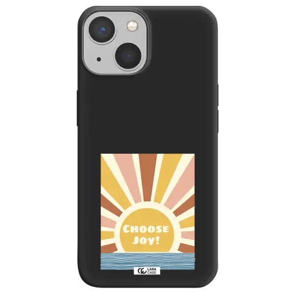 Sunshine Apple iPhone 13 mini Silicone black Case