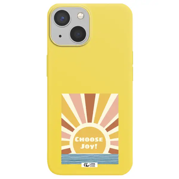 Sunshine Apple iPhone 13 mini Silicone canary yellow Case