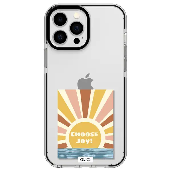 Sunshine Apple iPhone 13 Pro Max impact black border Case