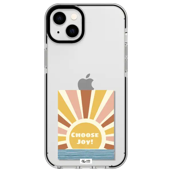 Sunshine Apple iPhone 14 plus impact black border Case