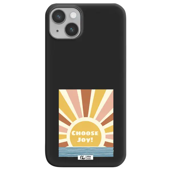 Sunshine Apple iPhone 14 Silicone black Case