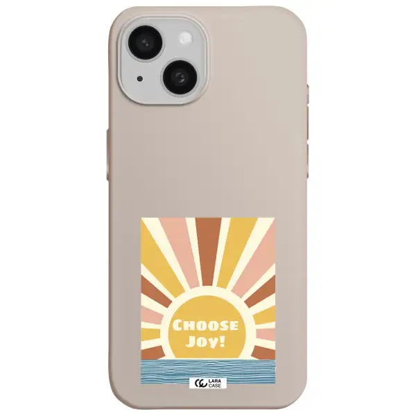 Sunshine Apple iPhone 15 Silicone Stone Case