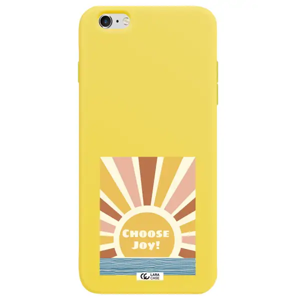 Sunshine Apple iPhone 6 plus Silicone canary yellow Case