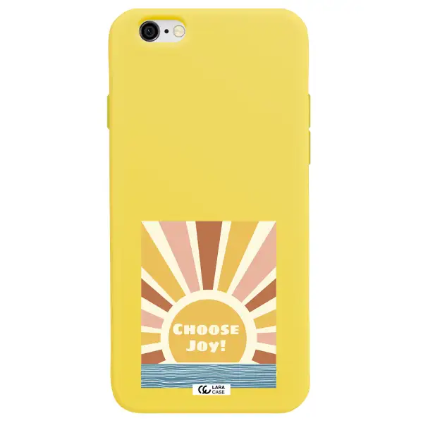 Sunshine Apple iPhone 6 Silicone canary yellow Case