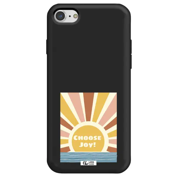 Sunshine Apple iPhone 7 Silicone black Case