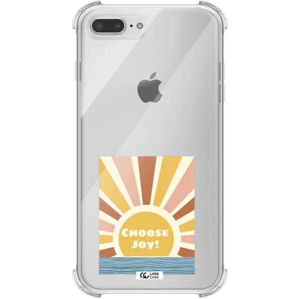 Sunshine Apple iPhone 8 plus Clear PC Case