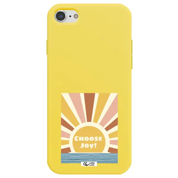 Sunshine Apple iPhone 8 Silicone canary yellow Case