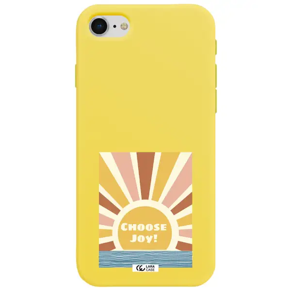 Sunshine Apple iPhone se 2020 Silicone canary yellow Case