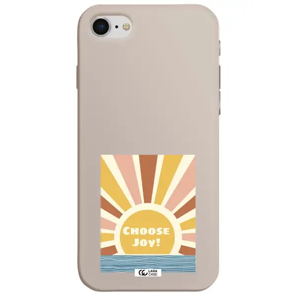 Sunshine Apple iPhone se 2020 Silicone Stone Case