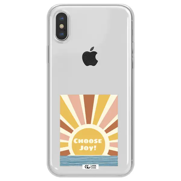 Sunshine Apple iPhone XS max Clear TPU Case