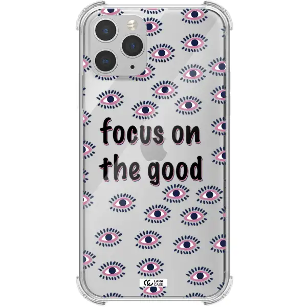 Focus On The Good Apple iPhone 11 pro max Clear PC Case