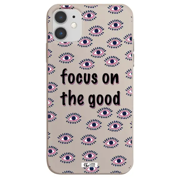 Focus On The Good Apple iPhone 11 Silicone Stone Case
