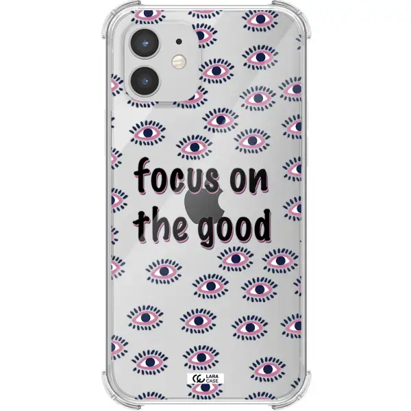 Focus On The Good Apple iPhone 12 Clear PC Case