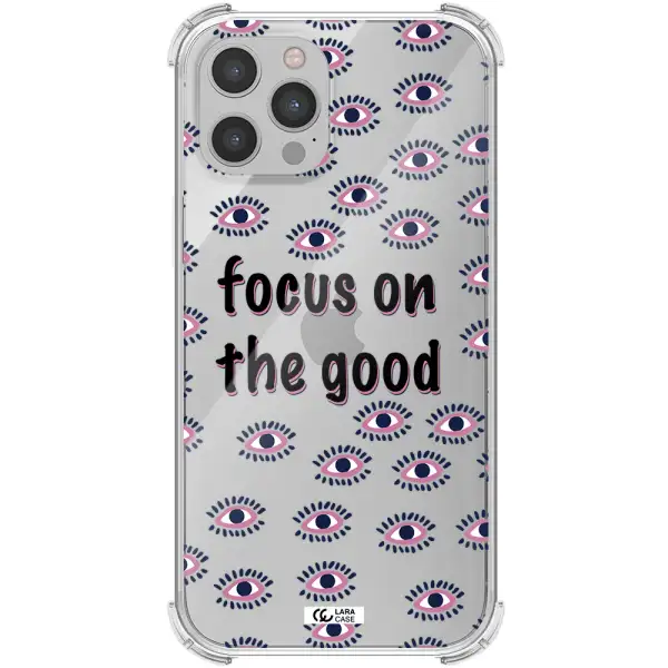 Focus On The Good Apple iPhone 12 pro Clear PC Case