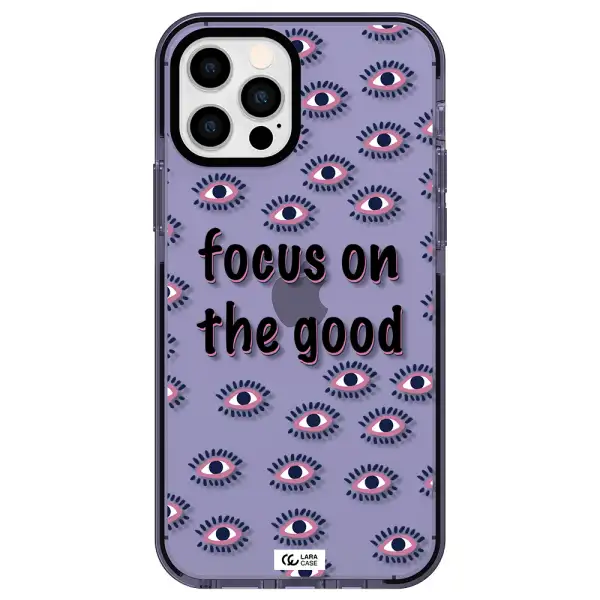 Focus On The Good Apple iPhone 12 pro impact Lilac Case