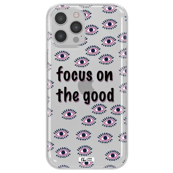 Focus On The Good Apple iPhone 12 pro max Clear TPU Case