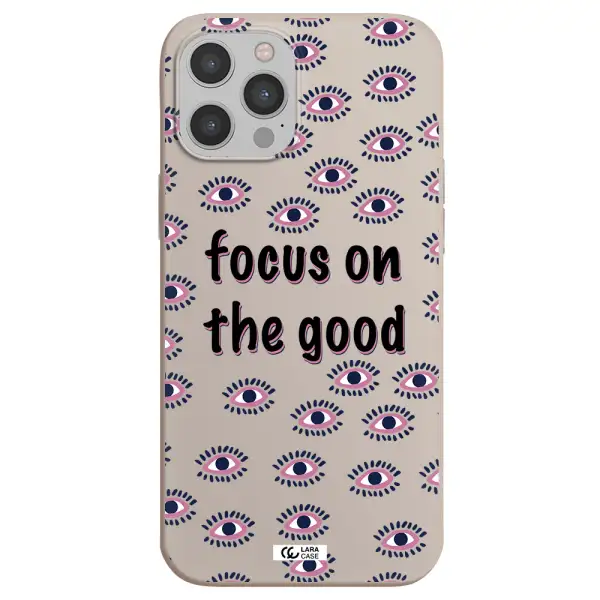 Focus On The Good Apple iPhone 12 pro max Silicone Stone Case