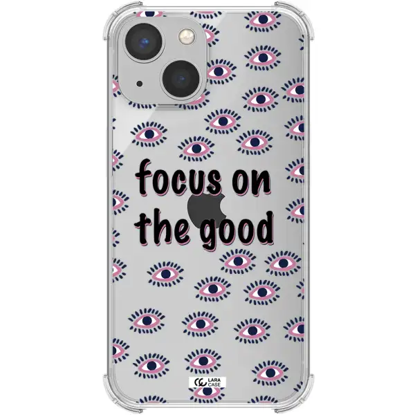 Focus On The Good Apple iPhone 13 Clear PC Case