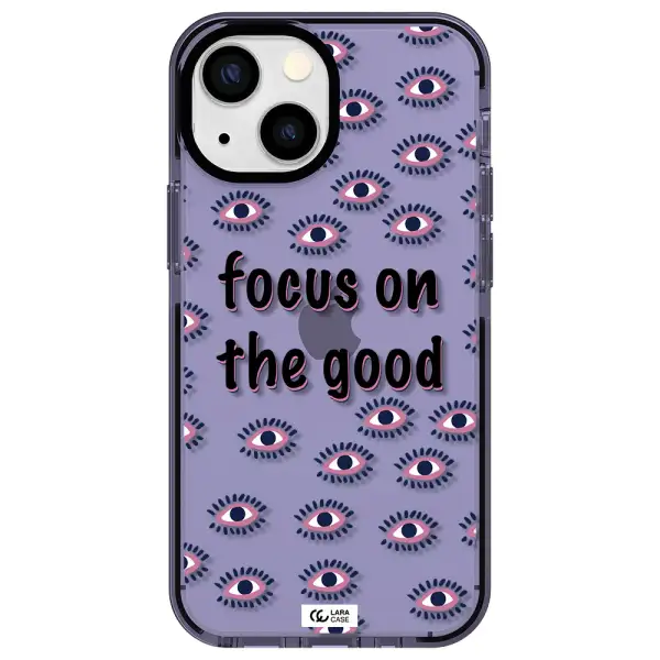 Focus On The Good Apple iPhone 13 mini impact Lilac Case